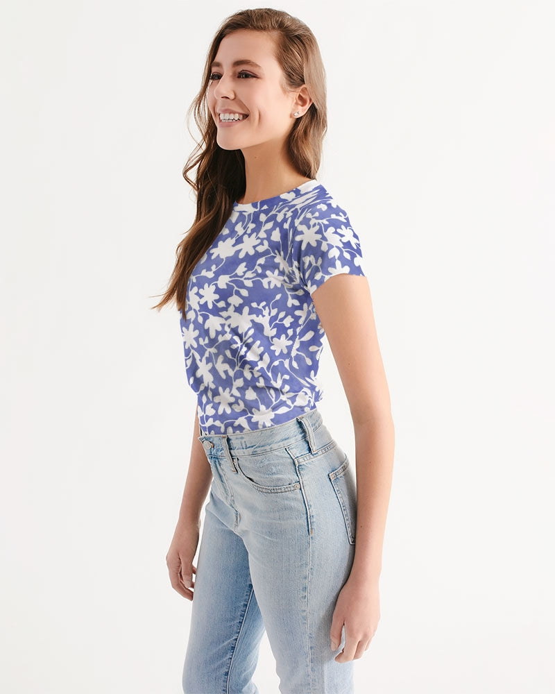 Camo Flower Sky Women's Tee