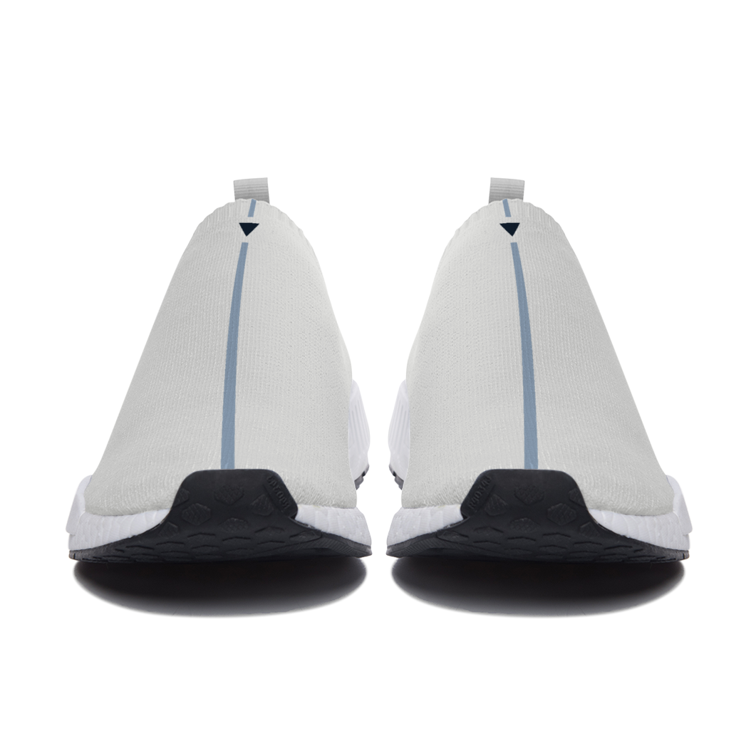 Split White-Ice Unisex Slip On Walking Shoes Lightweight Sneakers from Vluxe by Lucky Nahum