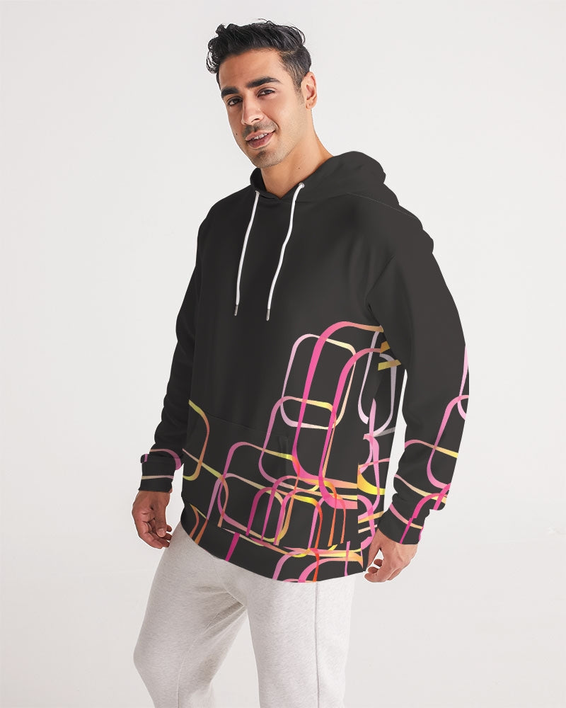 Palm Springs Soft Black Men's Hoodie