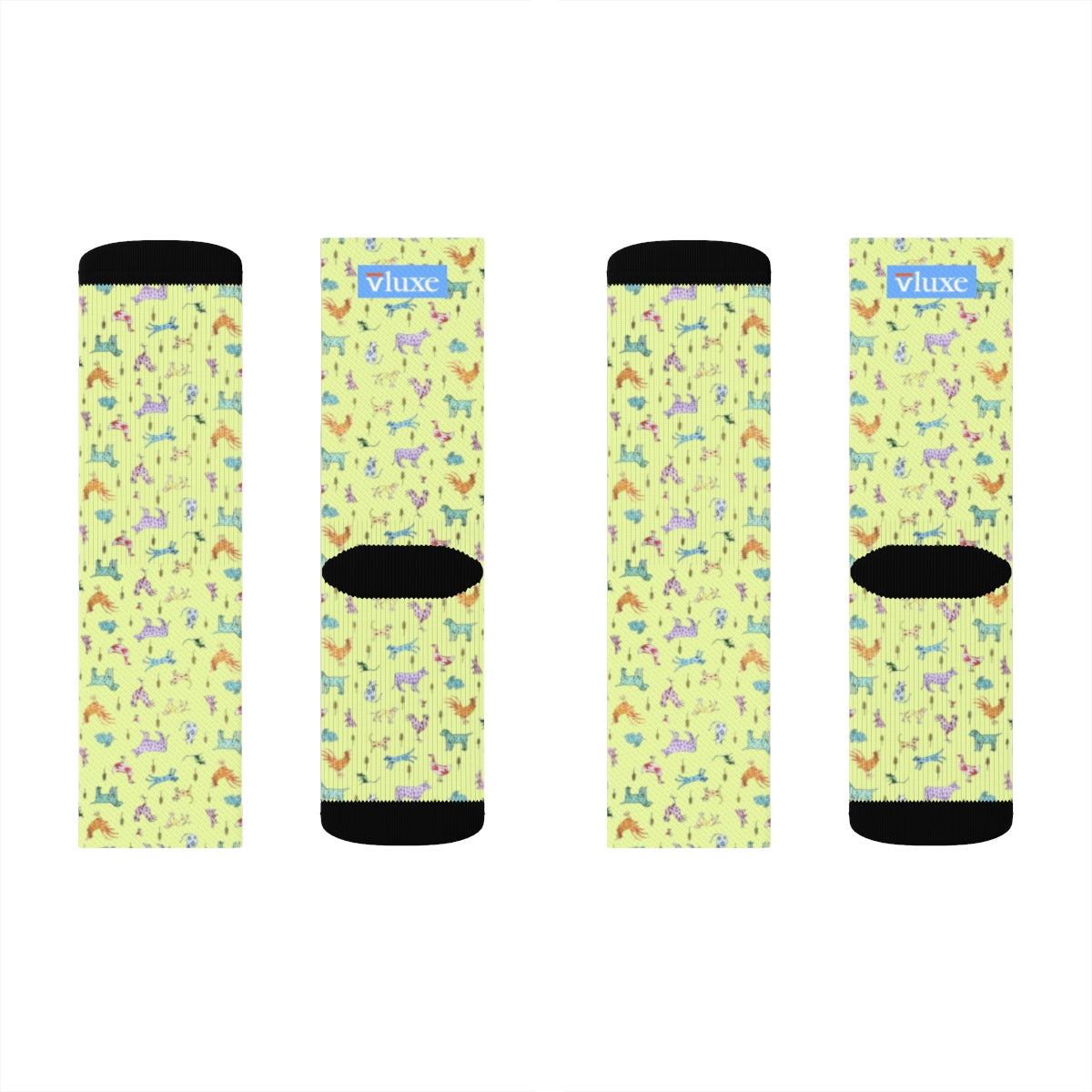 Noah's Fantasy Lime Socks