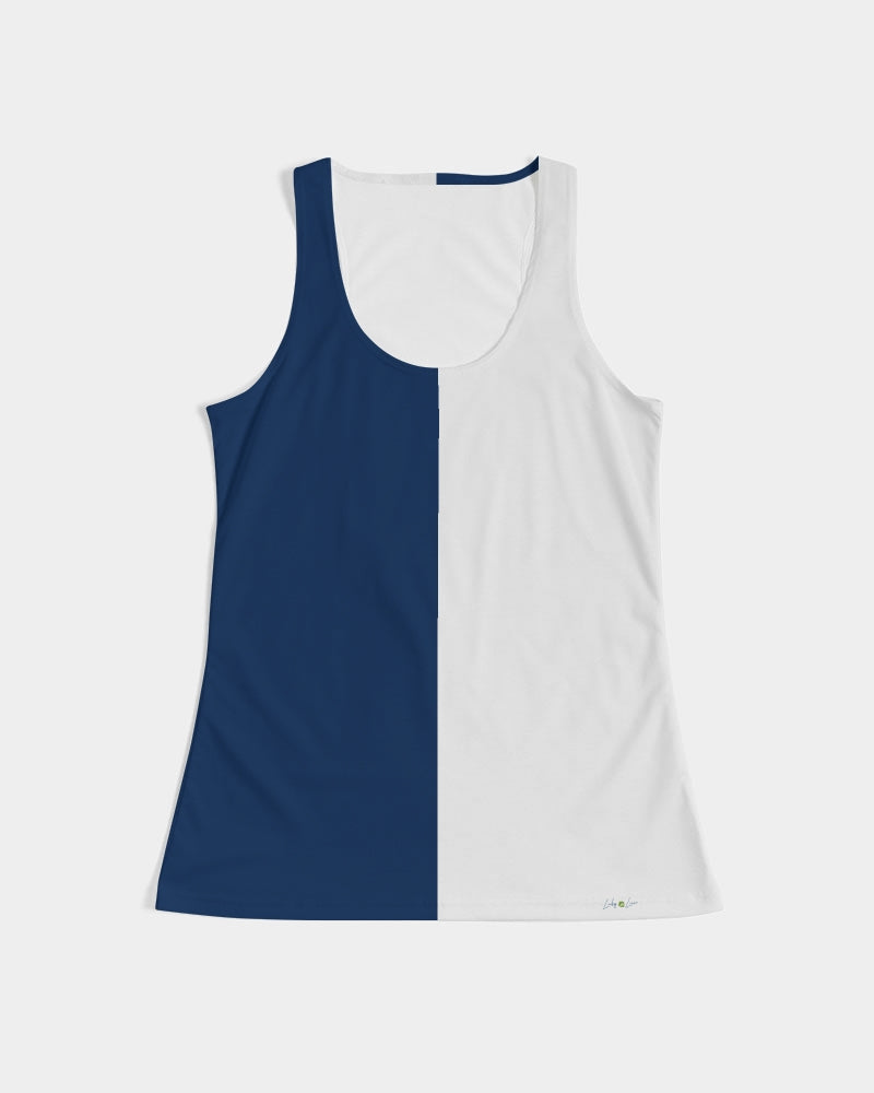 Blocks Navy Seas Women's Tank