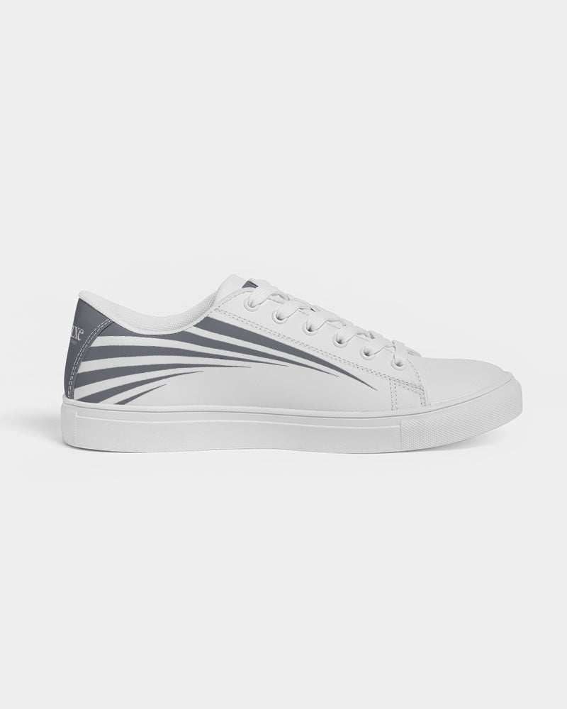 Solid State Of Mind White Men's Faux-Leather Sneaker