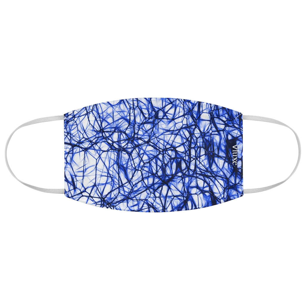 Wired Blue Double Layer Fabric Face Mask