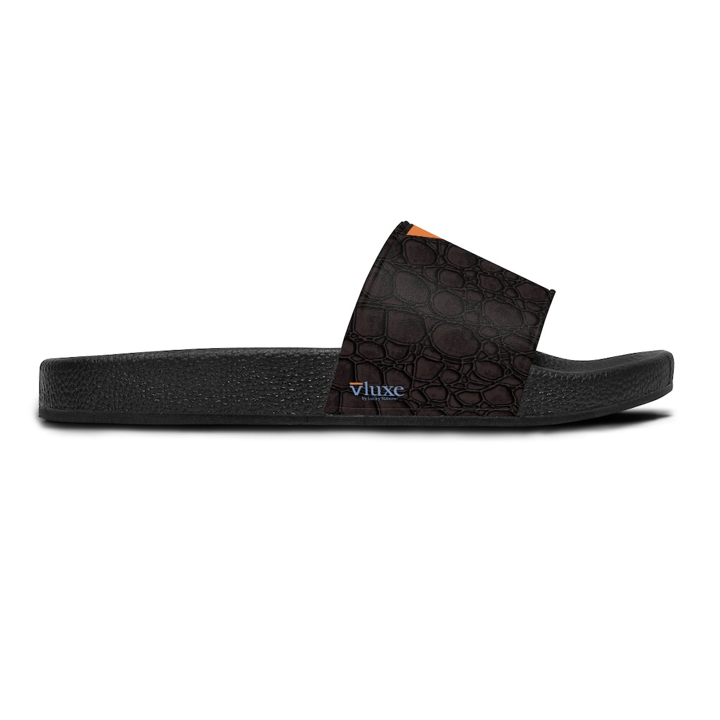 Salento Black Women's Slide Sandals