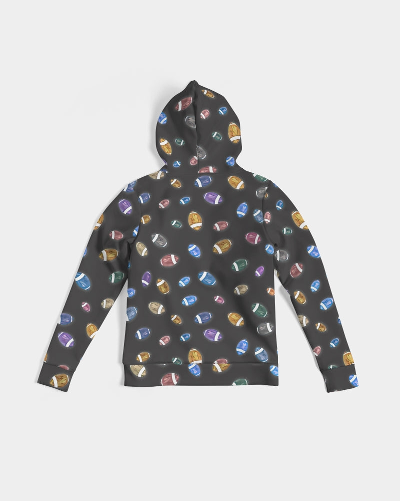 Football Season Gray Women's Hoodie