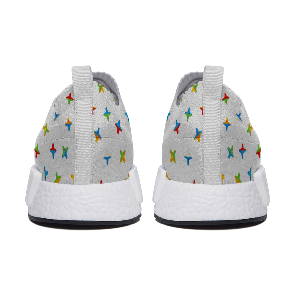 Jacks White Slip On Lightweight Sneakers from Vluxe by Lucky Nahum