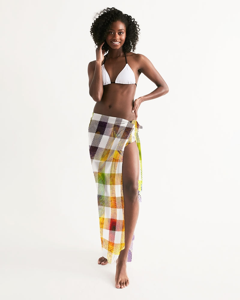 Fantasy Check Swim Cover Up