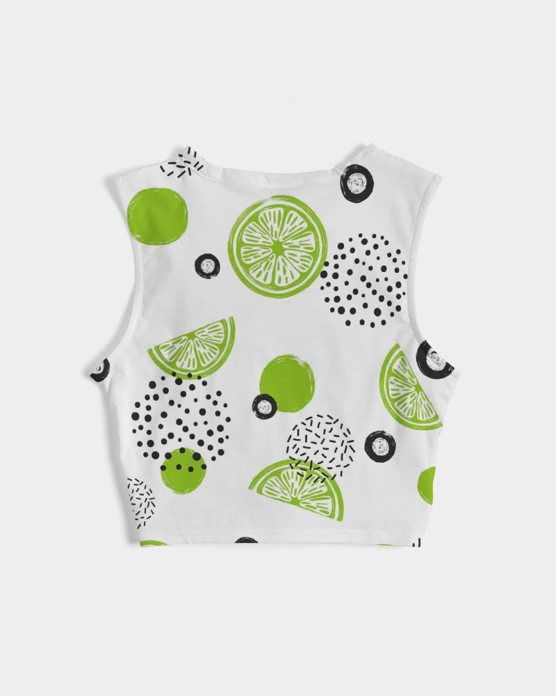 Lime-et-less Women's Twist-Front Tank