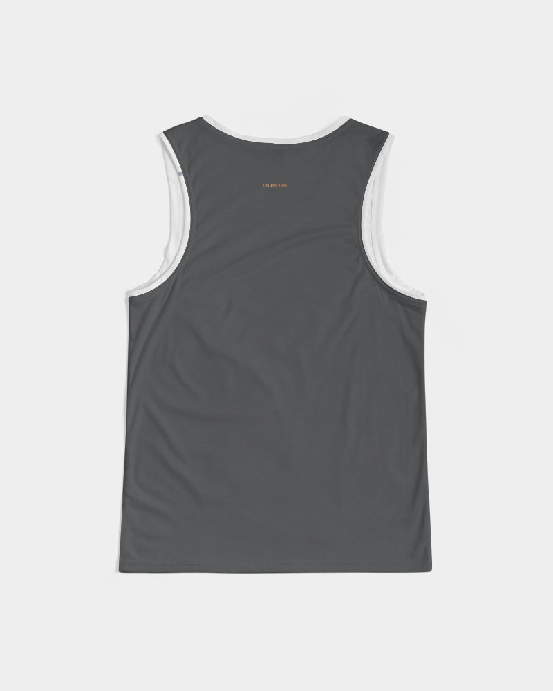 The Split Gray Men's Sports Tank