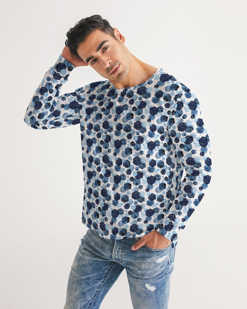 Night Diamonds Men's Long Sleeve Tee