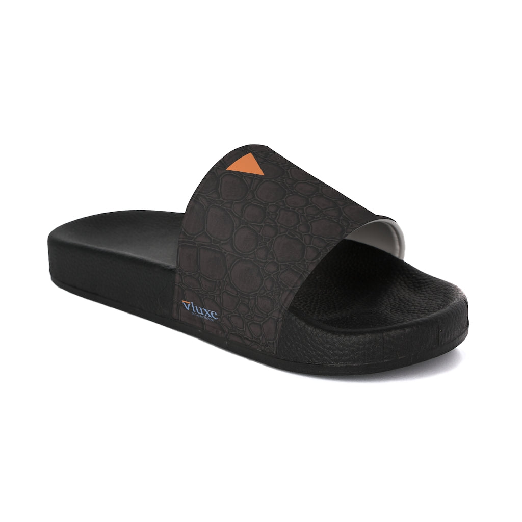 Salento Black Women's Slide Sandals