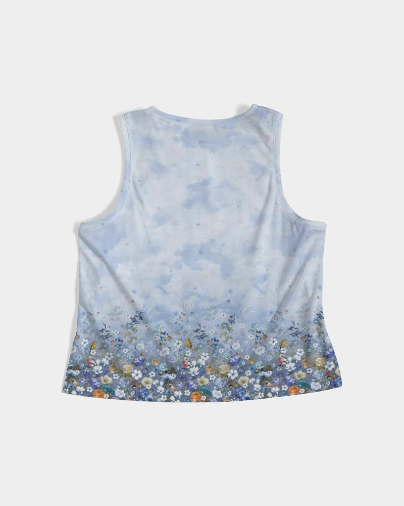 Floral Heavens Women's Cropped Tank