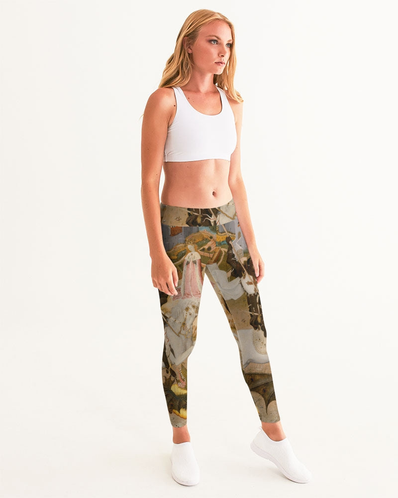 St. George And The Dragon Women's Yoga Pants | Always Get Lucky