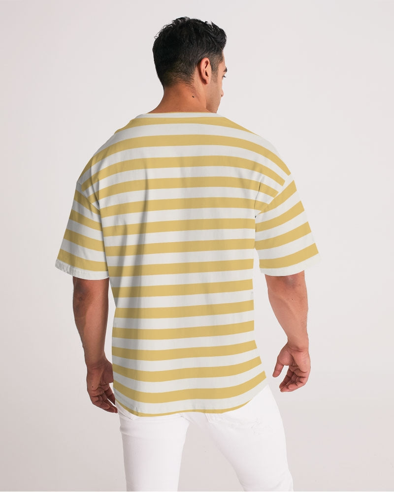 Classic Vluxe Yellow Stripe Men's Premium Heavyweight Tee