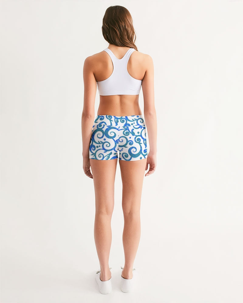 Bali High Women's Mid-Rise Yoga Shorts | Always Get Lucky