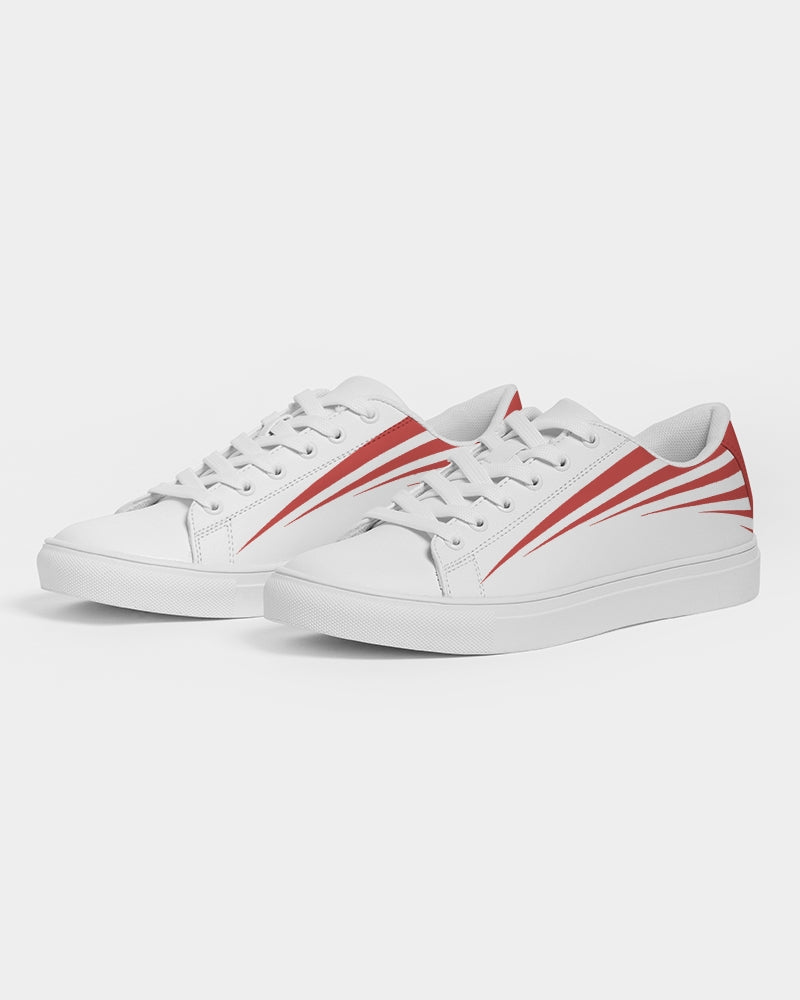 Fly High Red Women's Faux-Leather Sneaker | Always Get Lucky