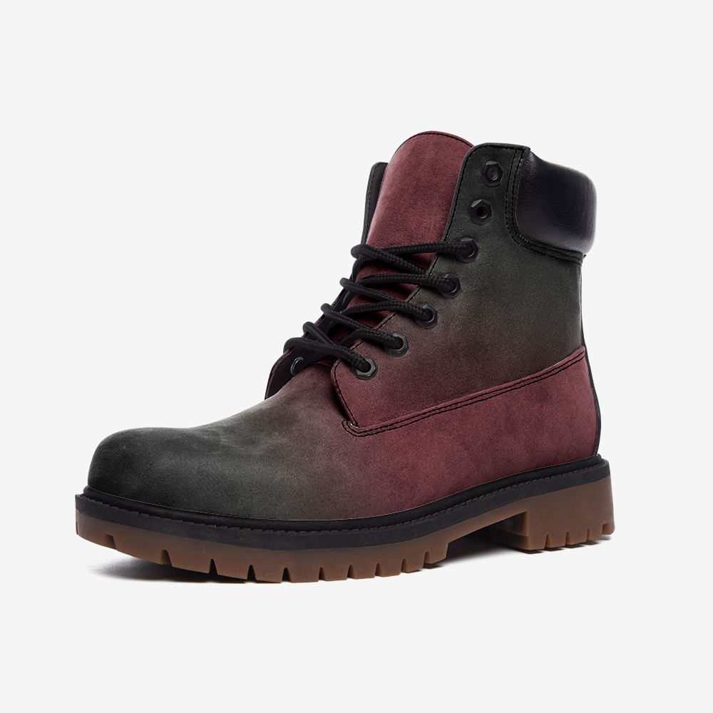 Killer Red Casual Leather Lightweight Boots from Vluxe by Lucky Nahum