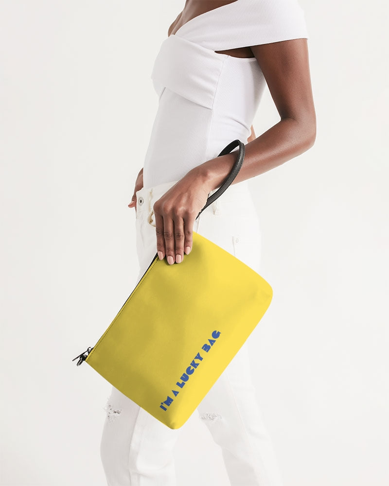 I'm A Lucky Bag Yellow Daily Zip Pouch