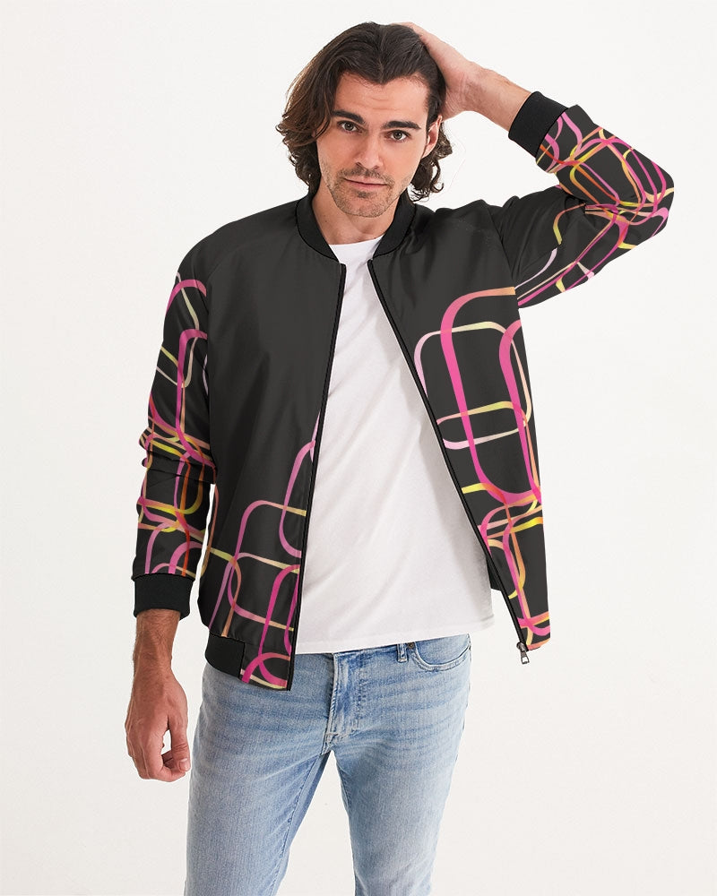 Palm Springs Soft Black Men's Bomber Jacket