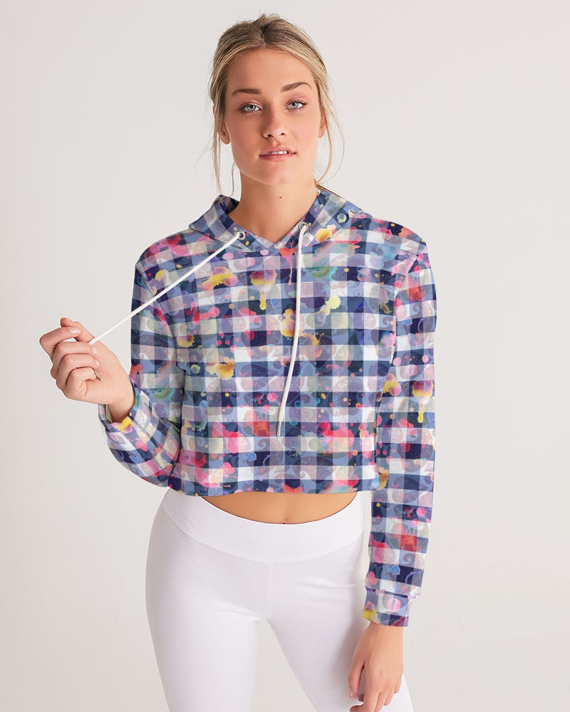 Style Explosion Women's Cropped Hoodie |Always get Lucky