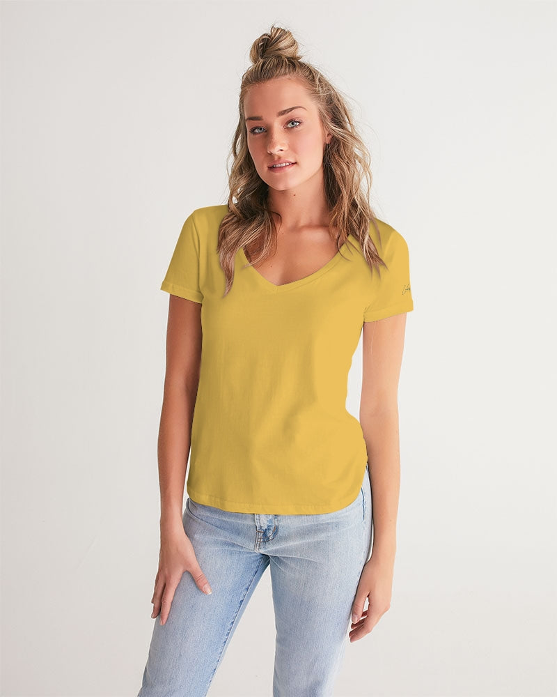 Signature Lucky Lime Honey Women's V-Neck Tee