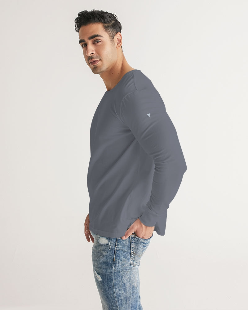 Solid State Of Mind Gray Men's Long Sleeve Tee