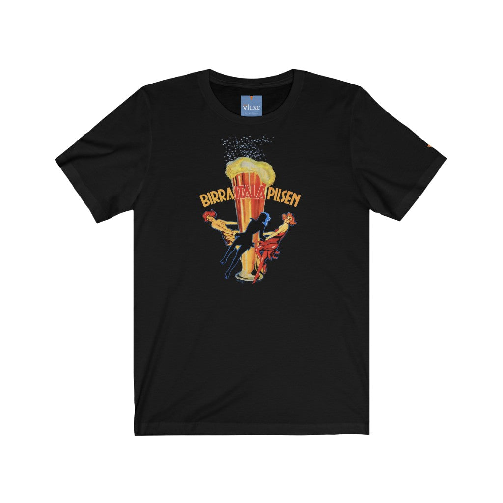 Cold Brew Vluxe by Lucky Nahum Unisex Jersey Short Sleeve Tee