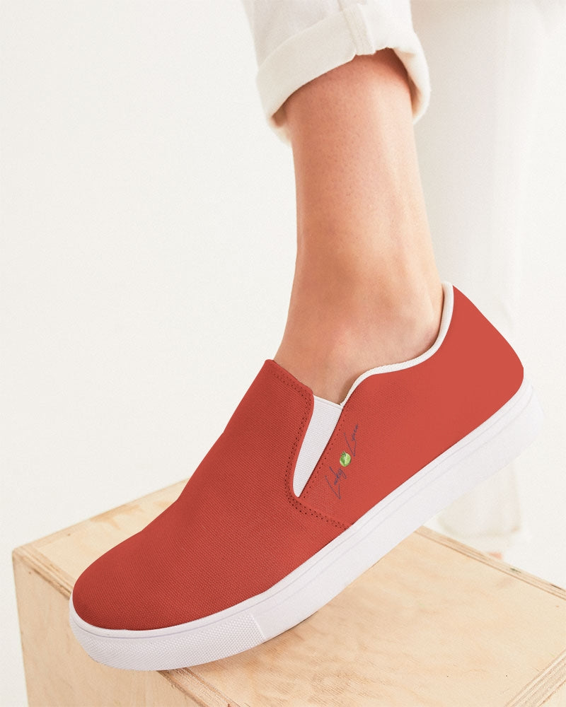 Signature Lucky Lime Paprika Women's Slip-On Canvas Shoe