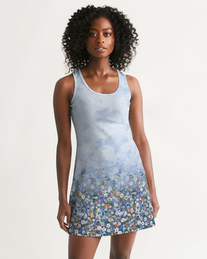Floral Heavens Women's Racerback Dress | Always Get Lucky