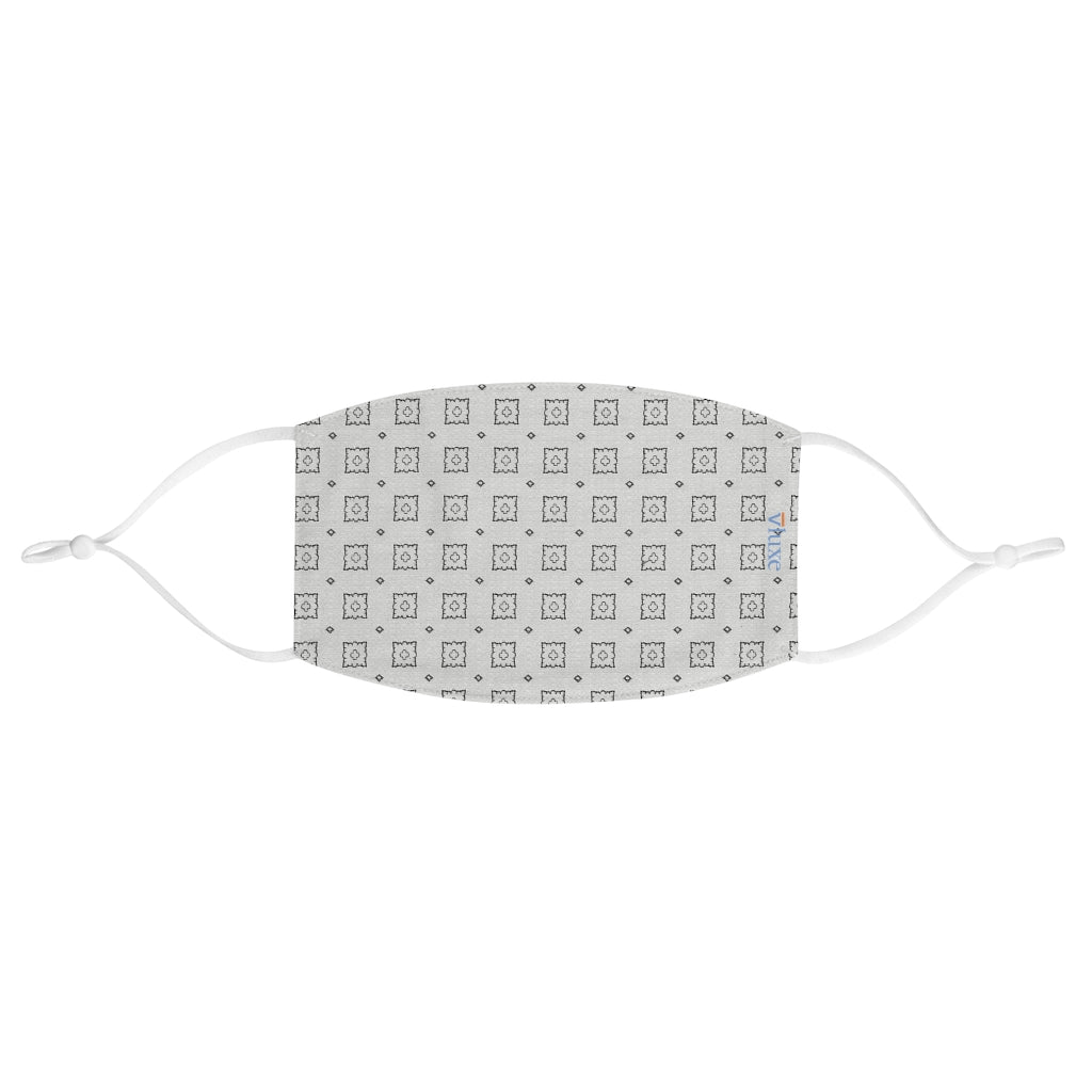 Harris White Double Layer Fabric Face Mask from Vluxe by Lucky Nahum