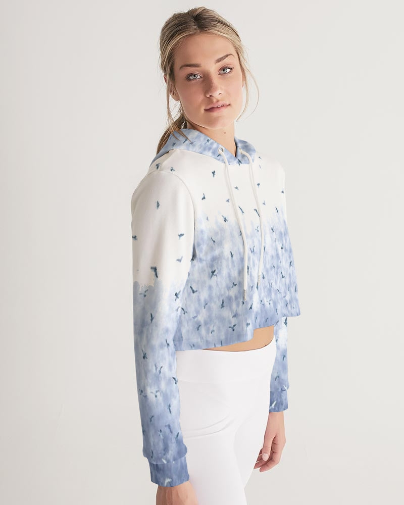 Birds Of A Feather Women's Cropped Hoodie