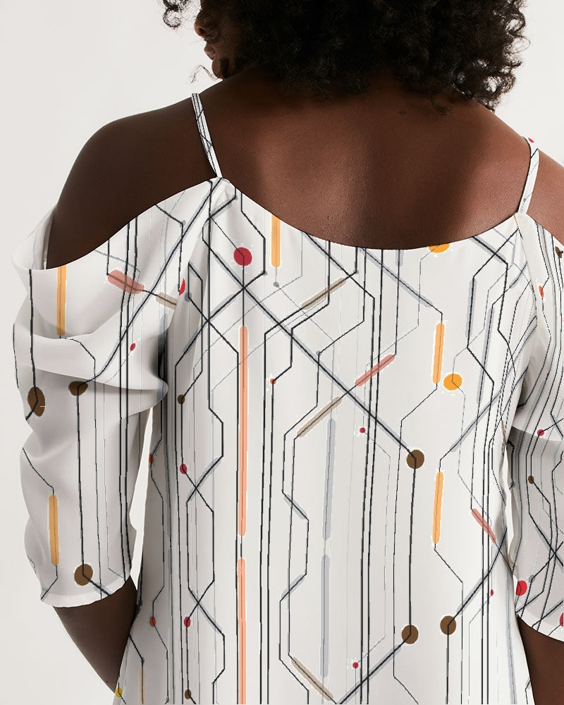 Circuit Women's Open Shoulder A-Line Dress