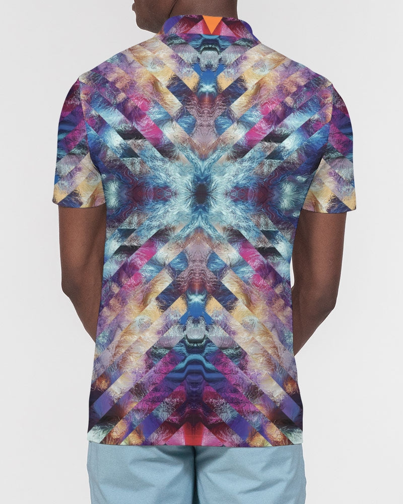 Astro Men's Slim Fit Short Sleeve Polos from Vluxe by Lucky Nahum