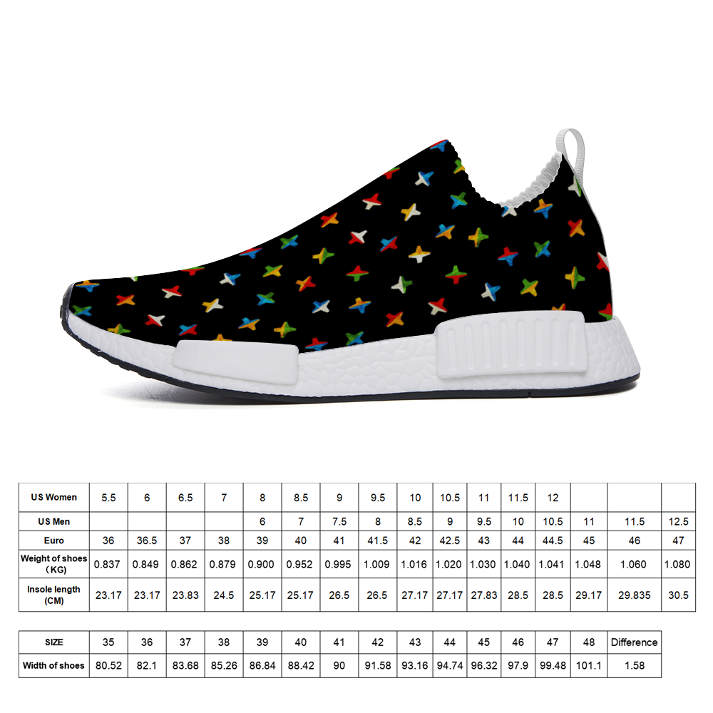 Jacks Black Slip On Lightweight Sneakers from Vluxe by Lucky Nahum