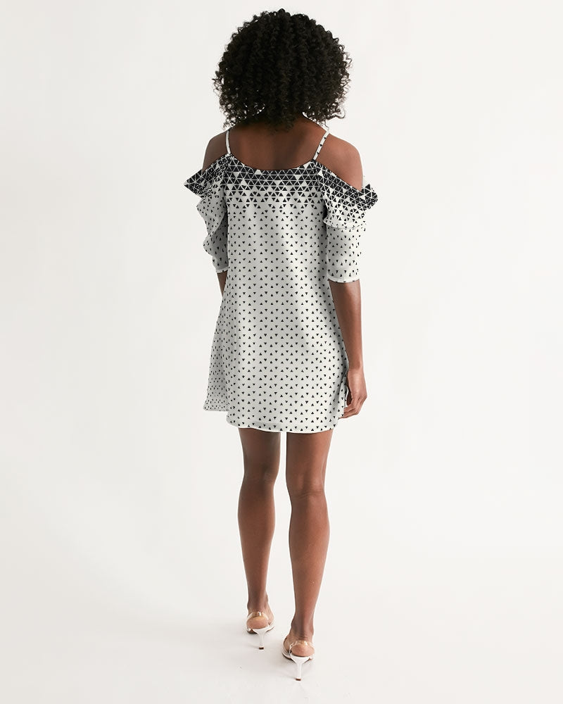 Viterbo Women's Open Shoulder A-Line Dress