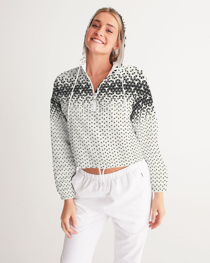 Viterbo Women's Cropped Windbreaker