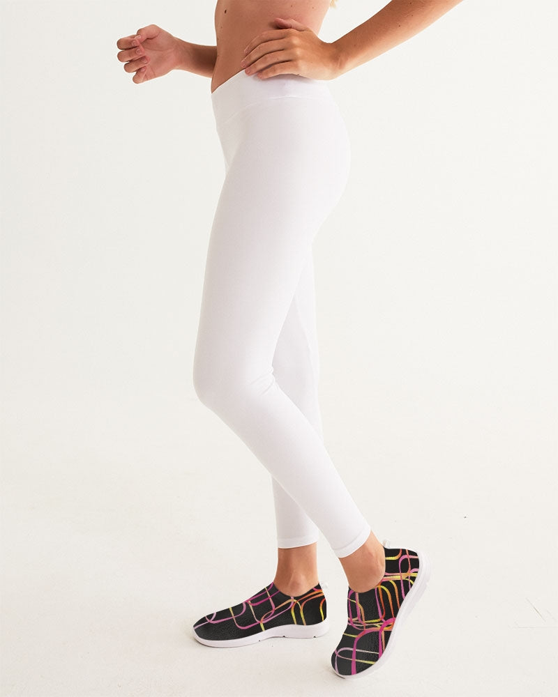 Palm Springs Soft Black Women's Slip-On Flyknit Shoe