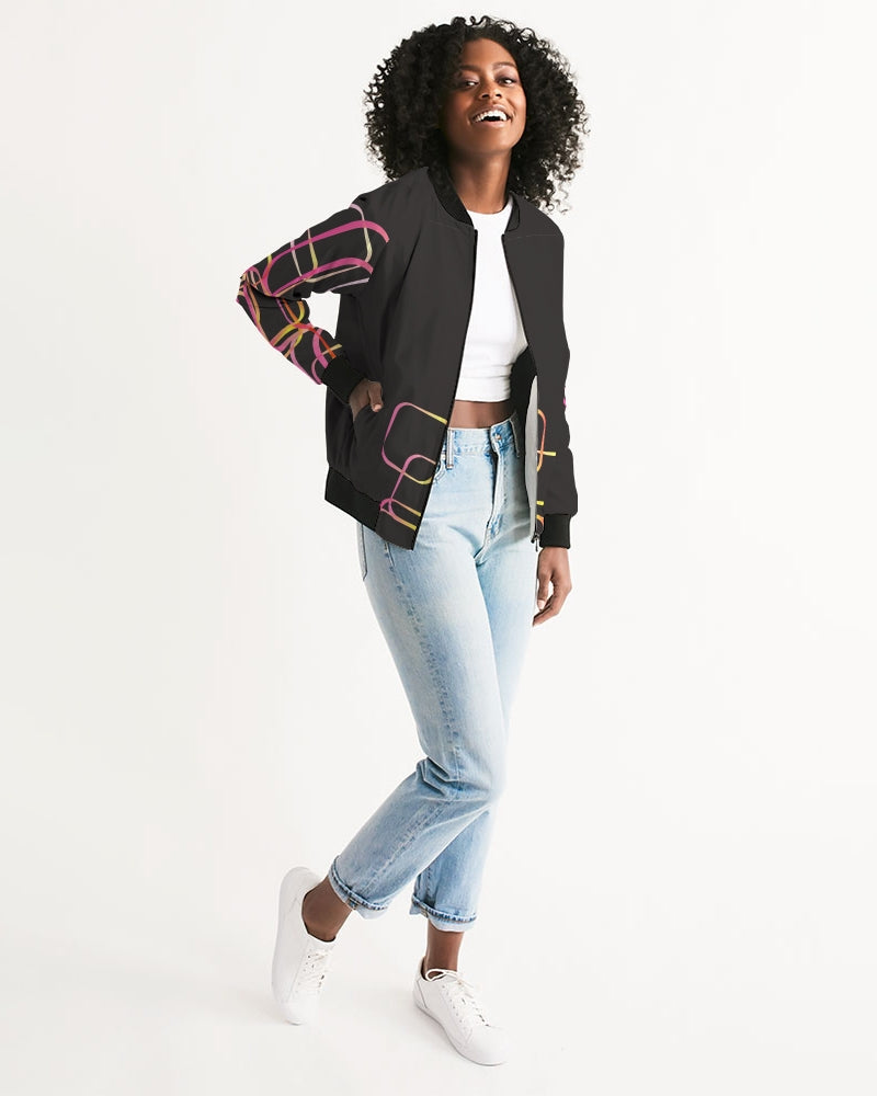 Palm Springs Soft Black Women's Bomber Jacket