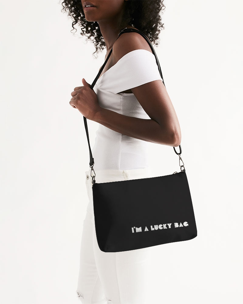 I'm A Lucky Bag Black Daily Zip Pouch