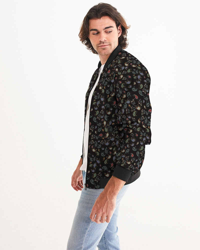 Paisley Park Black Men's Bomber Jacket