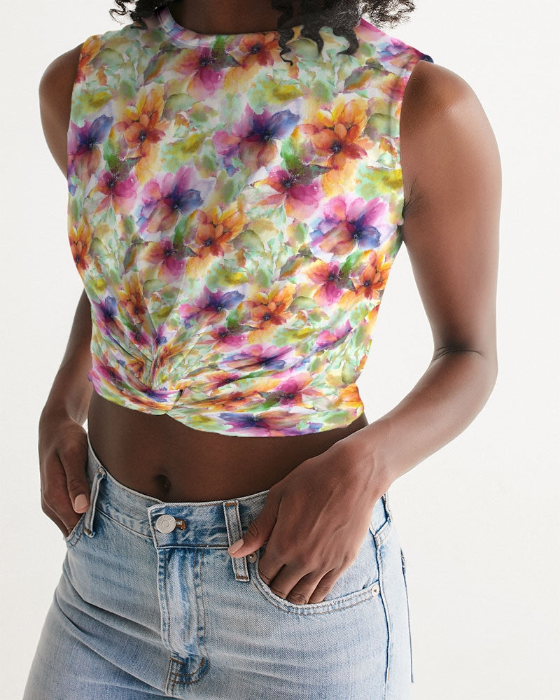 Fleur De Jardin Women's Twist-Front Tank