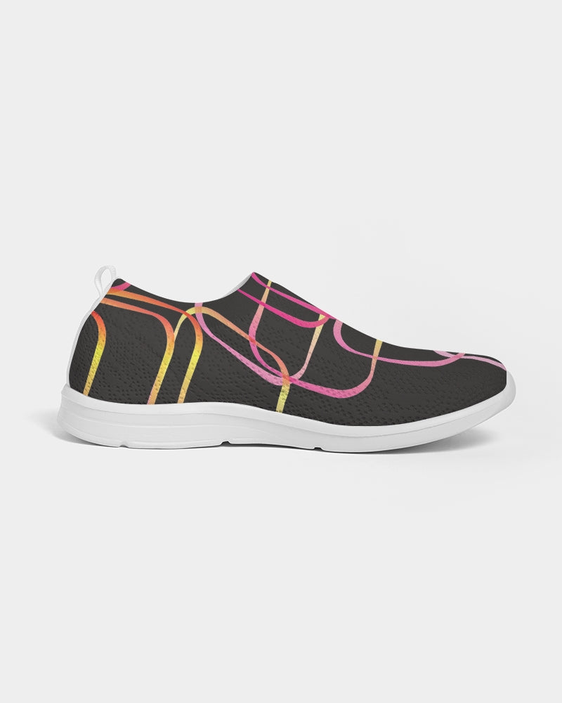 Palm Springs Soft Black Women's Slip-On Flyknit Shoe