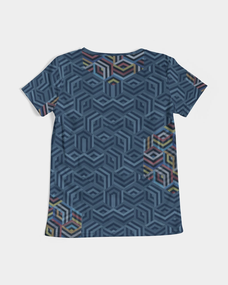 Hexagonic Women's V-Neck Tee