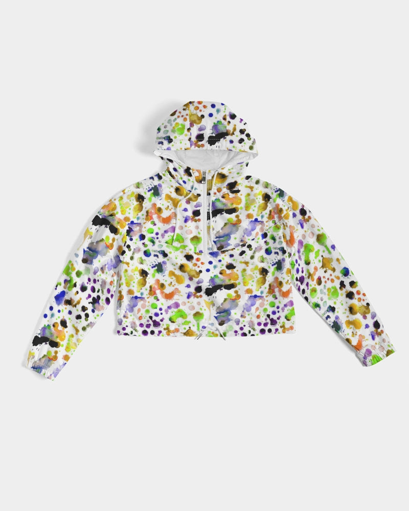 Funky Beast Women's Cropped Windbreaker | Always Get Lucky