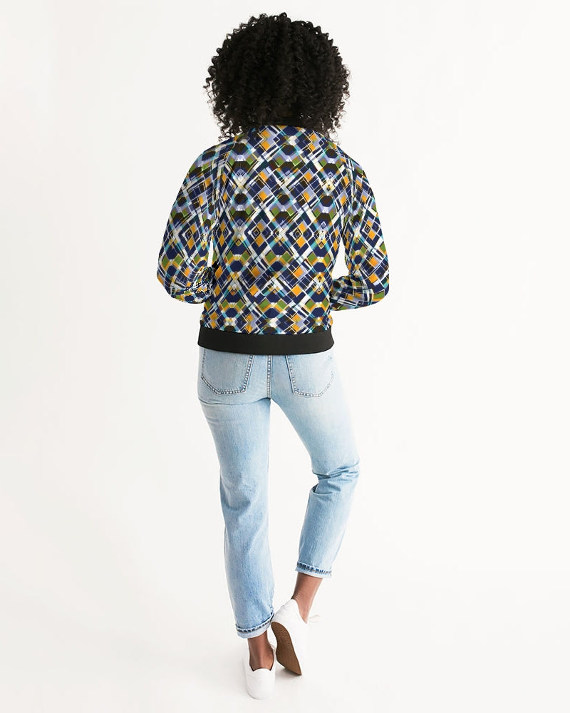 Argyle Future Women's Bomber Jacket | Always Get Lucky