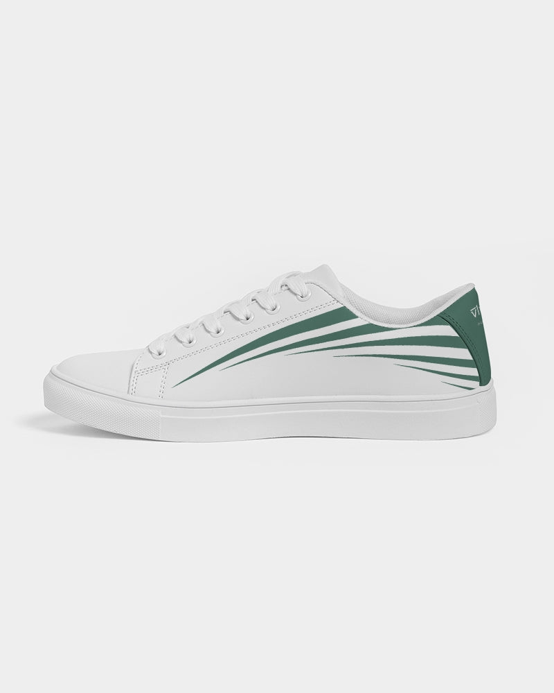 Fly High Green Men's Faux-Leather Sneaker | Always Get Lucky