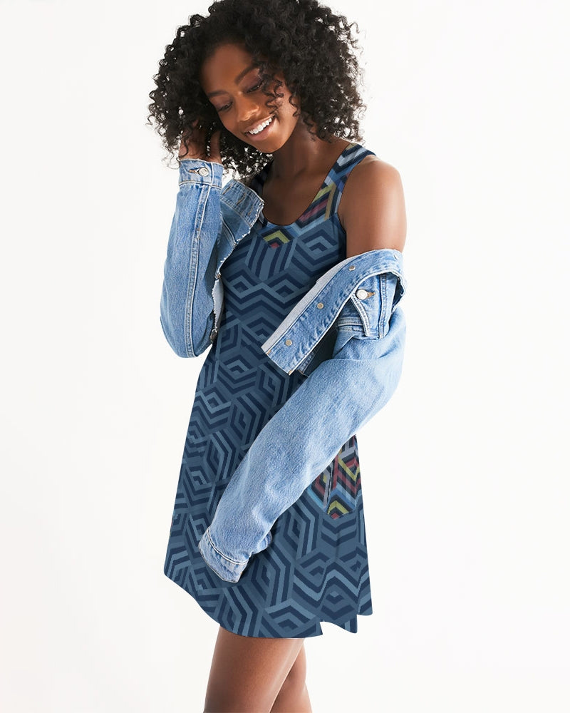 Hexagonic Women's Racerback Dress