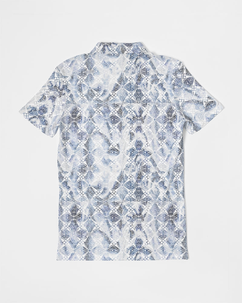 Pacific Dreams Men's Slim Fit Short Sleeve Polo