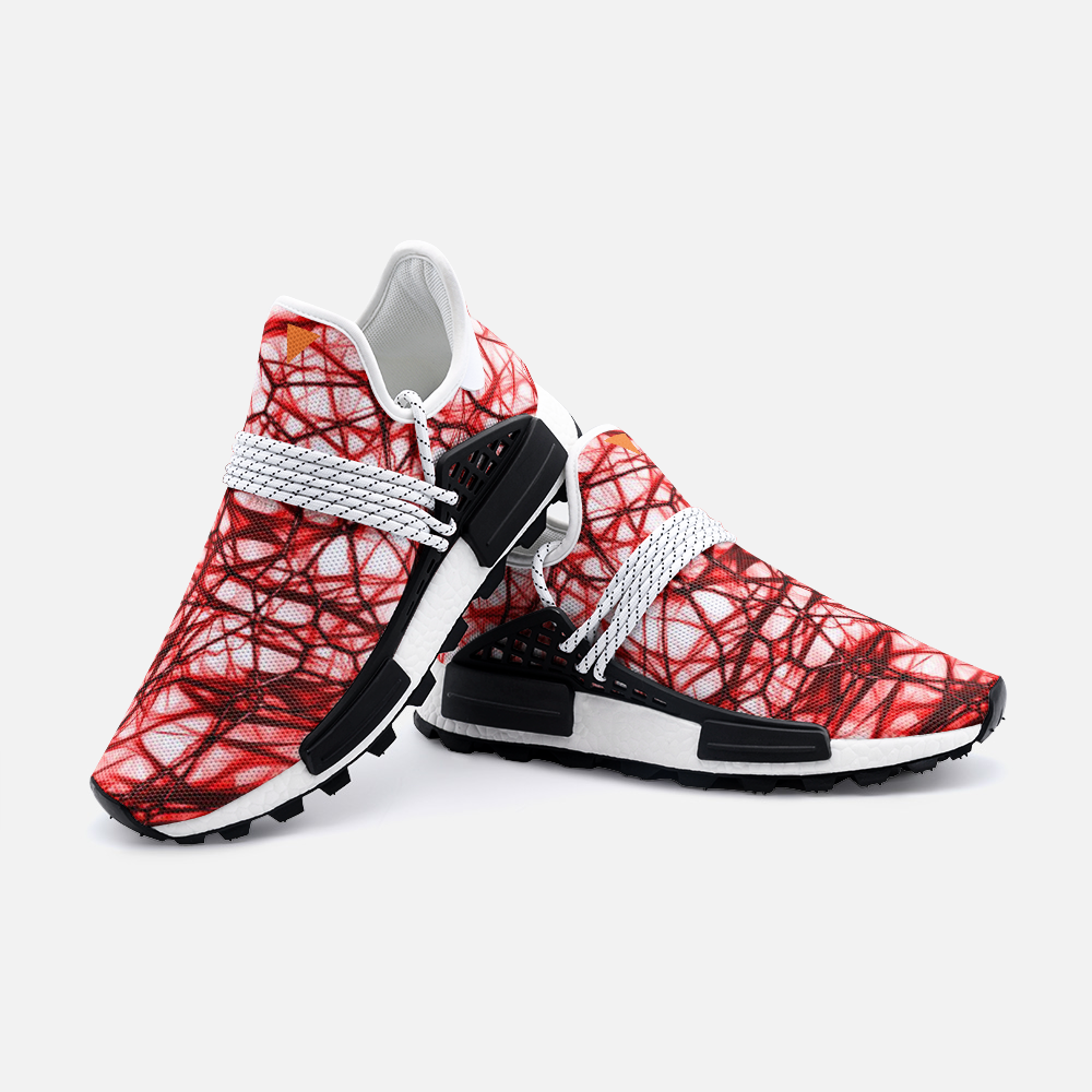 Wired Red Unisex Lightweight Comfort Shoes S-1