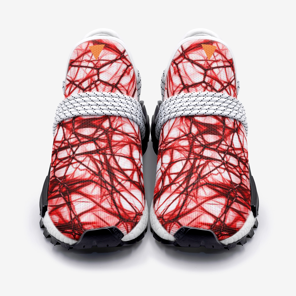 Wired Red Unisex Lightweight Comfort Shoes S-1